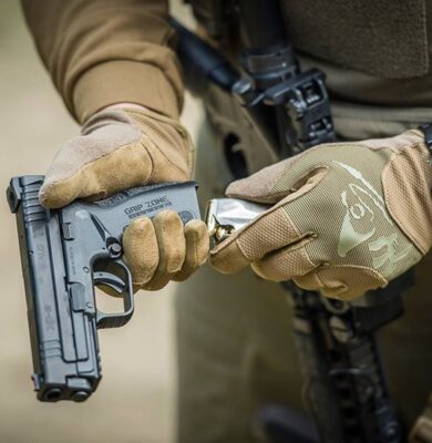 HELIKON All Round Fit Tactical Gloves - Coyote/Adaptive Green - obrazek 3