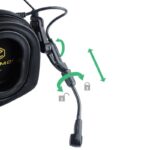 EARMOR M32 PLUS Electronic Tactical Headset, Headband / Helmet Mount - Tan - obrazek 4