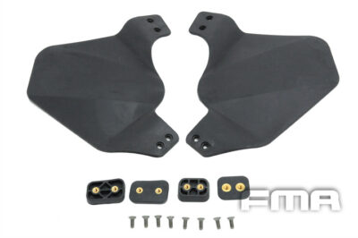 FMA Side Cover Ear Protectors for ARC Helmet Rail (FAST / MICH) - Black