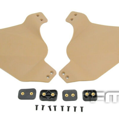 FMA Side Cover Ear Protectors for ARC Helmet Rail (FAST / MICH) - Tan