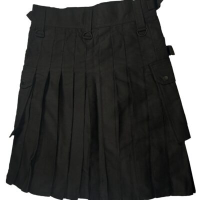 Alternative view of ANAREUS Tactical Kilt - Black