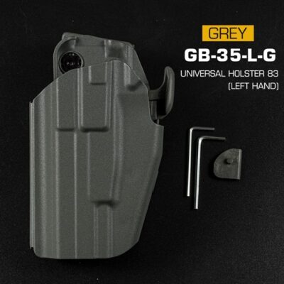 WST Universal Belt Holster GB35 for Full Size Pistols, Left Hand - Grey
