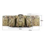 WST Double Rifle Transport Case 107 × 28 × 10 cm – Tan - obrazek 3