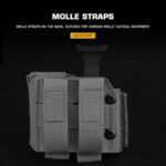 WST Universal Pistol Holster GB-80, Right - MC Black - obrazek 4