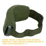 WST Desert Storm Goggles, 3 Lenses set - Tan - obrazek 5