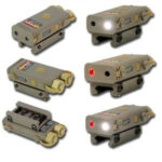 FMA PRO-LAS-PEQ10 Box (Led Flashlight, Red Laser), Nylon - Tan - obrazek 3