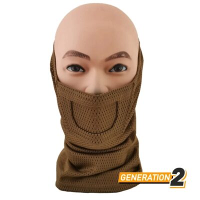 CYGNUS ARMORY Face Warrior Neck Gaiter Gen2 - Coyote