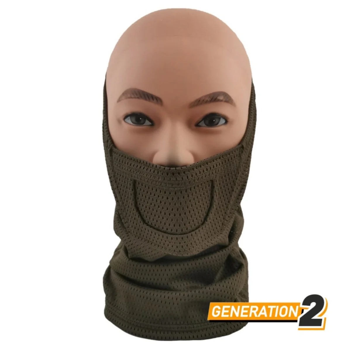 CYGNUS ARMORY Face Warrior Neck Gaiter Gen2 - Green CYG-FW-OD asgbox.pl CYGNUS ARMORY Face Warrior Neck Gaiter Gen2 - Green