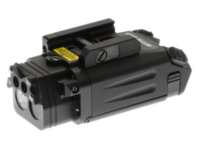 FMA DBAL-PL Tactical LED Flashlight (Red/IR Laser), CNC Aluminum - Black