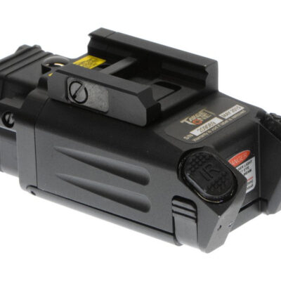 Alternative view of FMA DBAL-PL Tactical LED Flashlight (Red/IR Laser), CNC Aluminum - Black