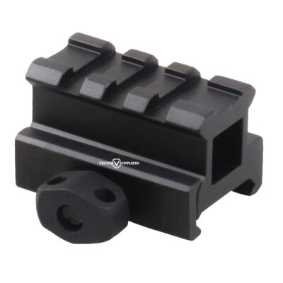 Alternative view of VO 0.83" Picatinny Riser Rail Mount (2.1 cm), Short - Black