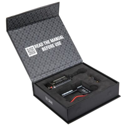 Alternative view of SA Brushless Motor Gen.2 Dark Matter(TM), 46000 rpm with Programming Card - Long shaft