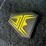 ANAREUS 3D PVC DIAMOND Patch (50 mm) – Black / Yellow - obrazek 3