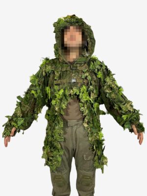KMCS Cloak with Leaf Strips - Green