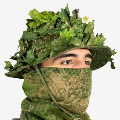 KMCS Boonie Hat with 3D Leaves - Next-Gen Green