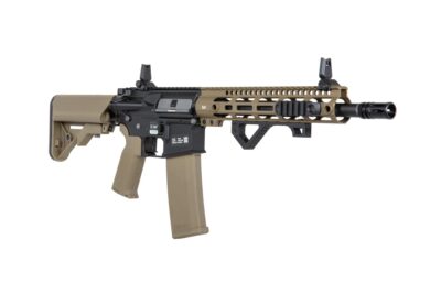 SA M4 Carbine M-LOK (SA-P20 Prime(TM) Aster II ETU) with Brushless Motor - Black/Tan - obrazek 3