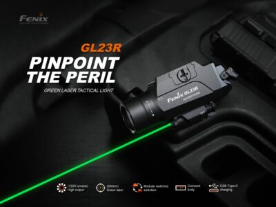 FENIX GL23R TACTICAL LIGHT WITH Green LASER SIGHT - obrazek 2