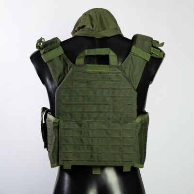 Alternative view of ANAREUS SPIDER Modular Plate Carrier - Green