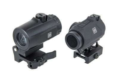 SA EDGE(TM) Maverick-IV Red Dot Sight  and 3x Magnifier Kit - Black