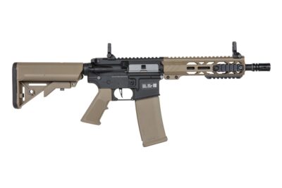 SA M4 CQB M-LOK (SA-F08 FLEX(TM) HAL ETU(TM)) - Black/Tan - obrazek 4