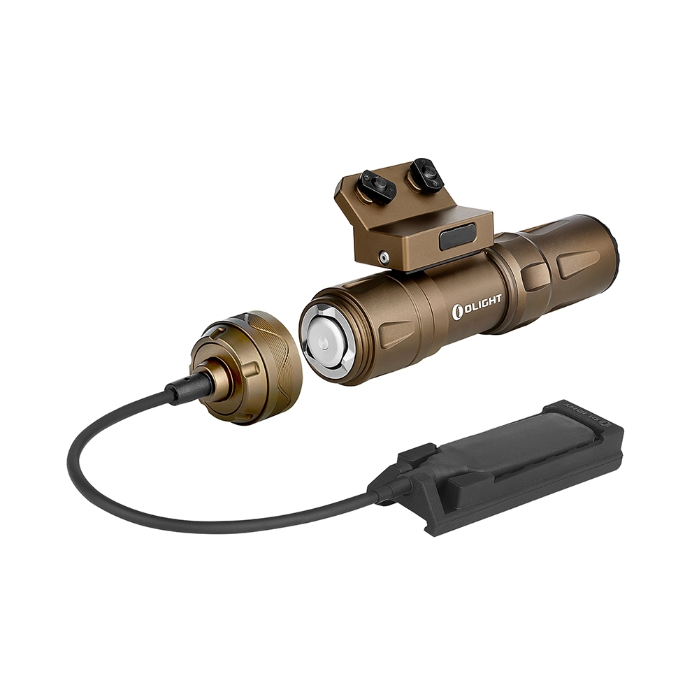 OLIGHT Rifle Flashlight ODIN Mini 1250 lm, M-LOK Mount - Tan OLIGHT007-TAN asgbox.pl OLIGHT Rifle Flashlight ODIN Mini 1250 lm, M-LOK Mount - Tan - obrazek 2