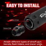 AceTech BIFROST R Tracer Unit with Muzzle Flame - Red - obrazek 5
