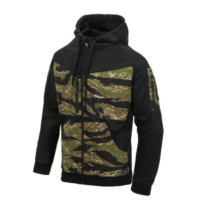 HELIKON ROGUE Hoodie (FullZip)(R) - Black/Tiger Stripe