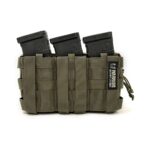 WAS Triple Snap MAG Molle Utility Pouch (AR15 / AK) - Ranger Green - obrazek 3