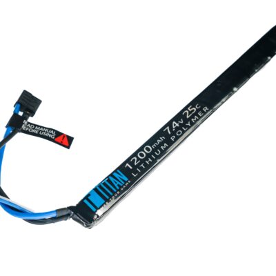Alternative view of Li-Pol Battery TITAN 7,4V 1200mAh, 25C (T-Dean) - Stick (AK)