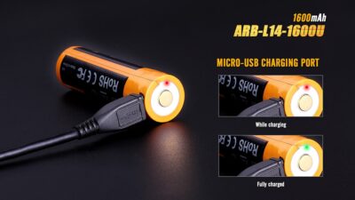 Charging battery USB AA Fenix ARB-L14-1600U (Li-ion) - obrazek 5