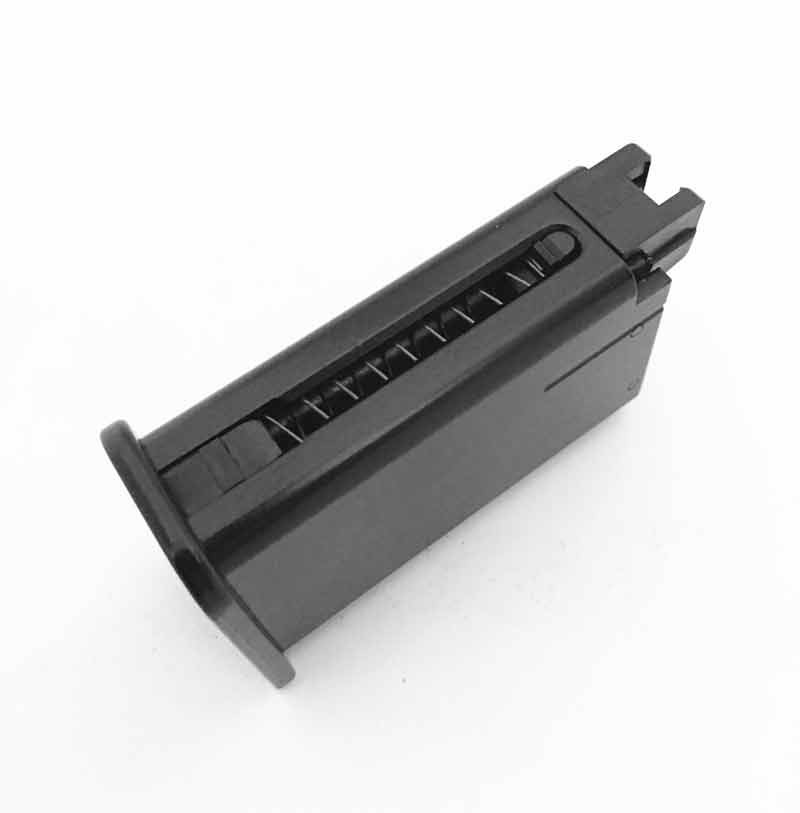 WE Short Gas Magazine for WE 712 GBB, 11 BBs - Black OD-A-WE00306 asgbox.pl WE Short Gas Magazine for WE 712 GBB, 11 BBs - Black - obrazek 2