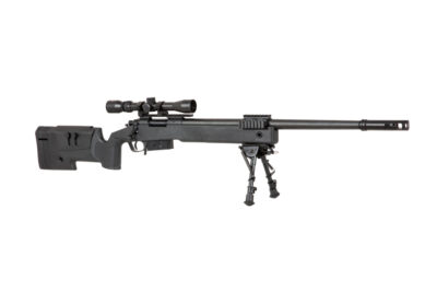 SA M40A5 (SA-S03 CORE(TM)) Sniper Rifle with Accessories - Black - obrazek 4