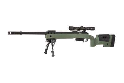 SA M40A5 (SA-S03 CORE(TM)) Sniper Rifle with Accessories - Green - obrazek 3