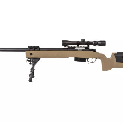 SA M40A5 (SA-S03 CORE(TM)) Sniper Rifle with Accessories - Tan
