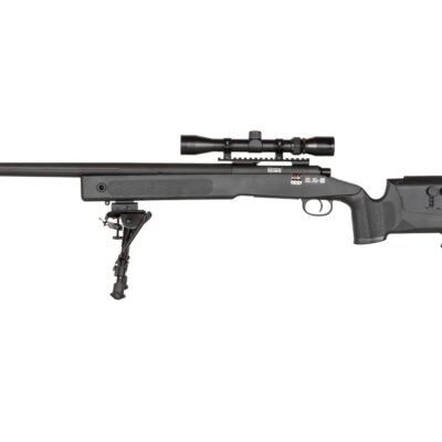 SA M40A3 High Velocity (SA-S02 CORE(TM)) Sniper Rifle with Accessories - Black