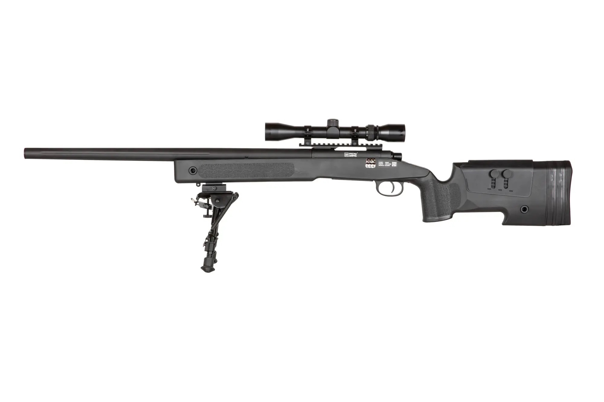 SA M40A3 High Velocity (SA-S02 CORE(TM)) Sniper Rifle with Accessories - Black OD-A-SPARMS283-BK asgbox.pl SA M40A3 High Velocity (SA-S02 CORE(TM)) Sniper Rifle with Accessories - Black