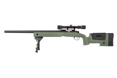 SA M40A3 High Velocity (SA-S02 CORE(TM)) Sniper Rifle with Accessories - Green