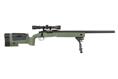 SA M40A3 High Velocity (SA-S02 CORE(TM)) Sniper Rifle with Accessories - Green - obrazek 4