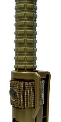 Alternative view of ESP Telescopic Hardened Baton 21" with Pouch - Black / Tan