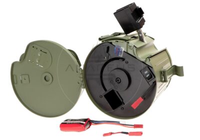 G a G Electric Drum Magazine for MG42, 1700 BBs - Green - obrazek 4