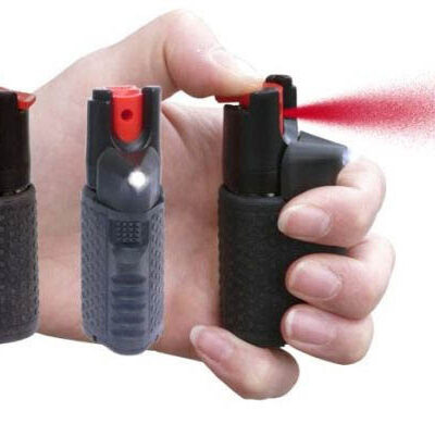 ESP HURRICANE FLASHLIGHT Pepper Spray, 15 ml - Black