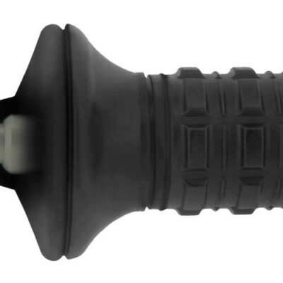 Alternative view of ESP Rubber Baton Tip with Glass Breaker - Black