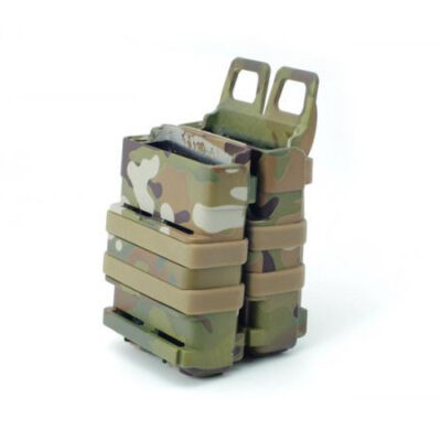 FMA Polymer MOLLE FastMag Pouch for M4 / 5.56 Magazines, 2 pcs - MC