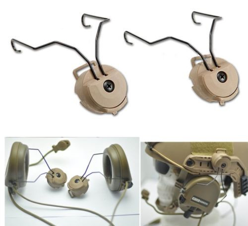 FMA ARC Helmet Mount for MSA Sordin Headset - Tan OD-A-TB397 asgbox.pl FMA ARC Helmet Mount for MSA Sordin Headset - Tan - obrazek 2