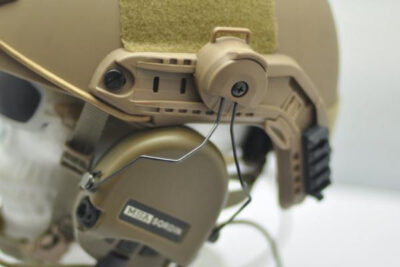 FMA ARC Helmet Mount for MSA Sordin Headset - Tan - obrazek 3