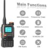 Baofeng UV-K61 Tri-band Radio (AIR / VHF / UHF), USB-C - Black OD-A-BAOF029 asgbox.pl