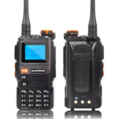 Alternative view of Baofeng UV-K61 Tri-band Radio (AIR / VHF / UHF), USB-C - Black