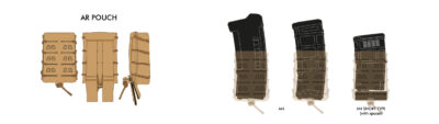 Novritsch M4 (AR15) Magazine MOLLE Pouch V2.2 - Blue - obrazek 4