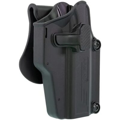 AMOMAX Universal Pistol Holster Per-Fit(TM), Right Hand - Black