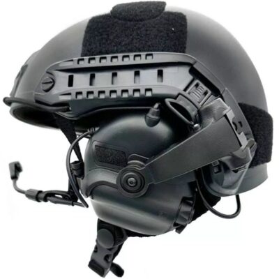 EARMOR M32X MOD4 Tactical Headset, M16C Mount for FAST / ARC - Black
